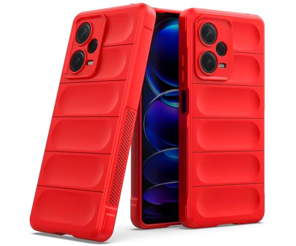 Чехол-накладка Ricco Phantom Shield для Xiaomi Redmi Note 12 5G с защитой при падении, Красный - фото 4 Чехол-накладка Ricco Phantom Shield для Xiaomi Redmi Note 12 5G с защитой при падении, Красный - фото 4