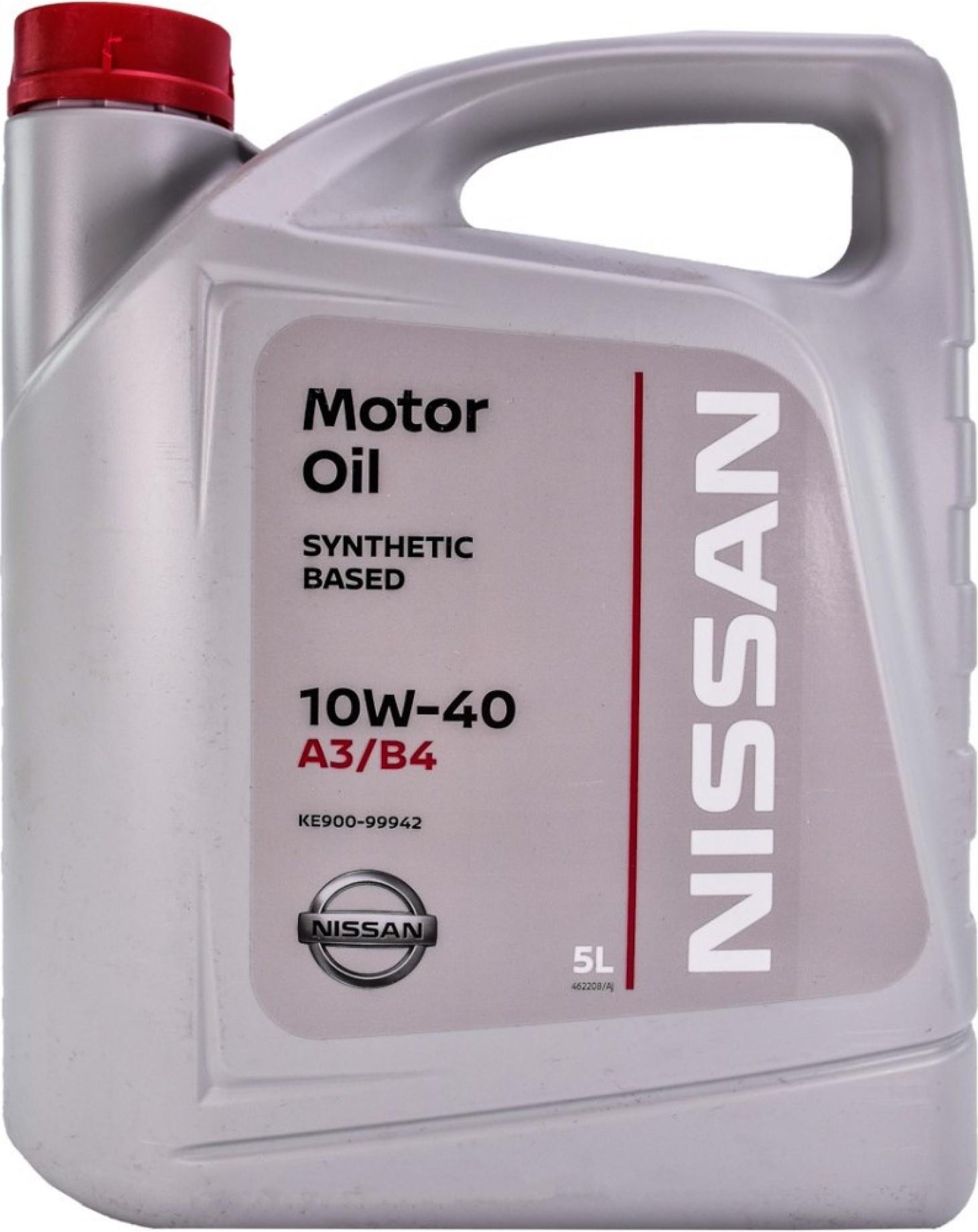 Моторное масло Nissan Motor Oil 10W-40 5 л