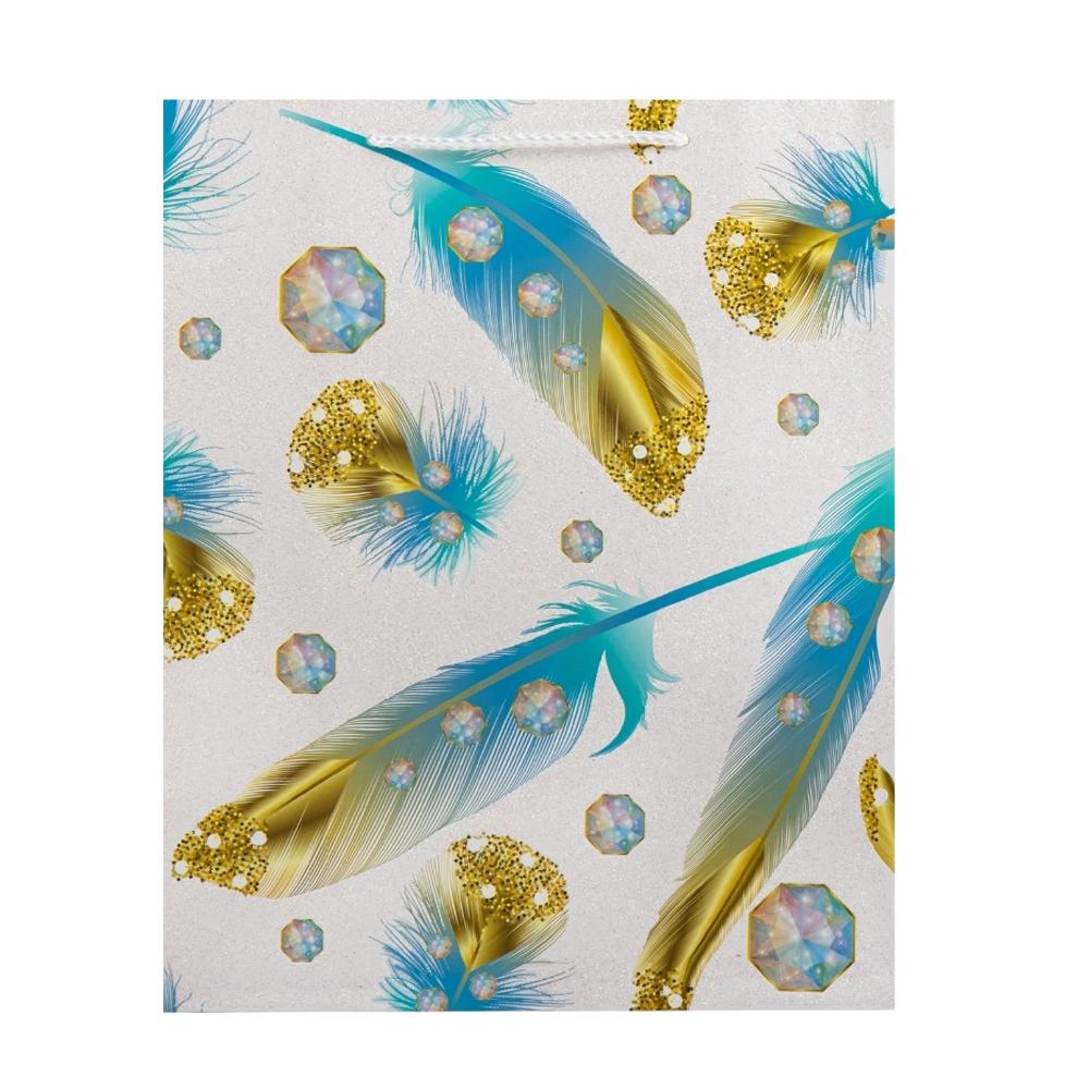 Набір подарункових пакетів Elisey Золоте перо 26х32 см 4 шт. Біло-блакитний (9068-009) - фото 1 Набір подарункових пакетів Elisey Золоте перо 26х32 см 4 шт. Біло-блакитний (9068-009) - фото 1