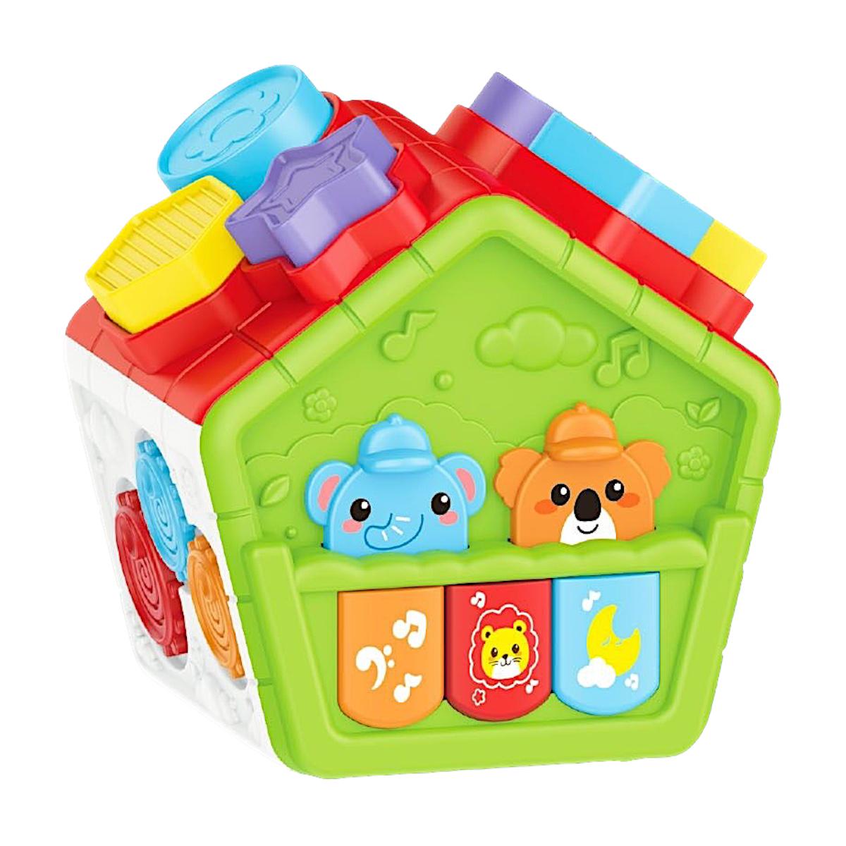 Развивающая игрушка Логическая избушка WToys 26558 геометрический сортер в коробке (113946)