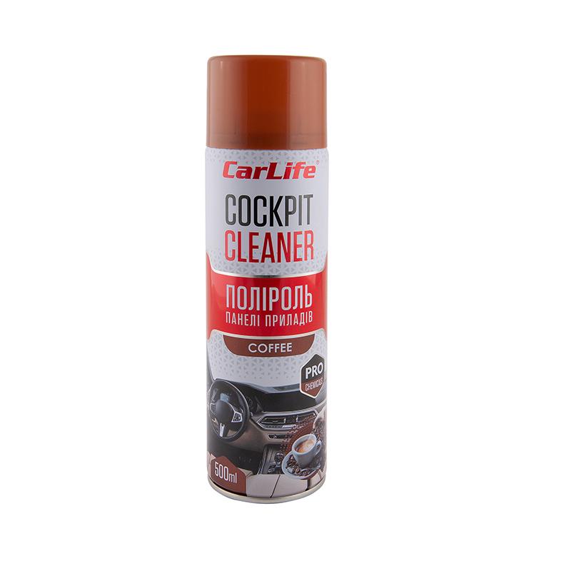 Полироль для панели приборов CarLife Cockpit Cleaner Кофе 500 мл (9355987)