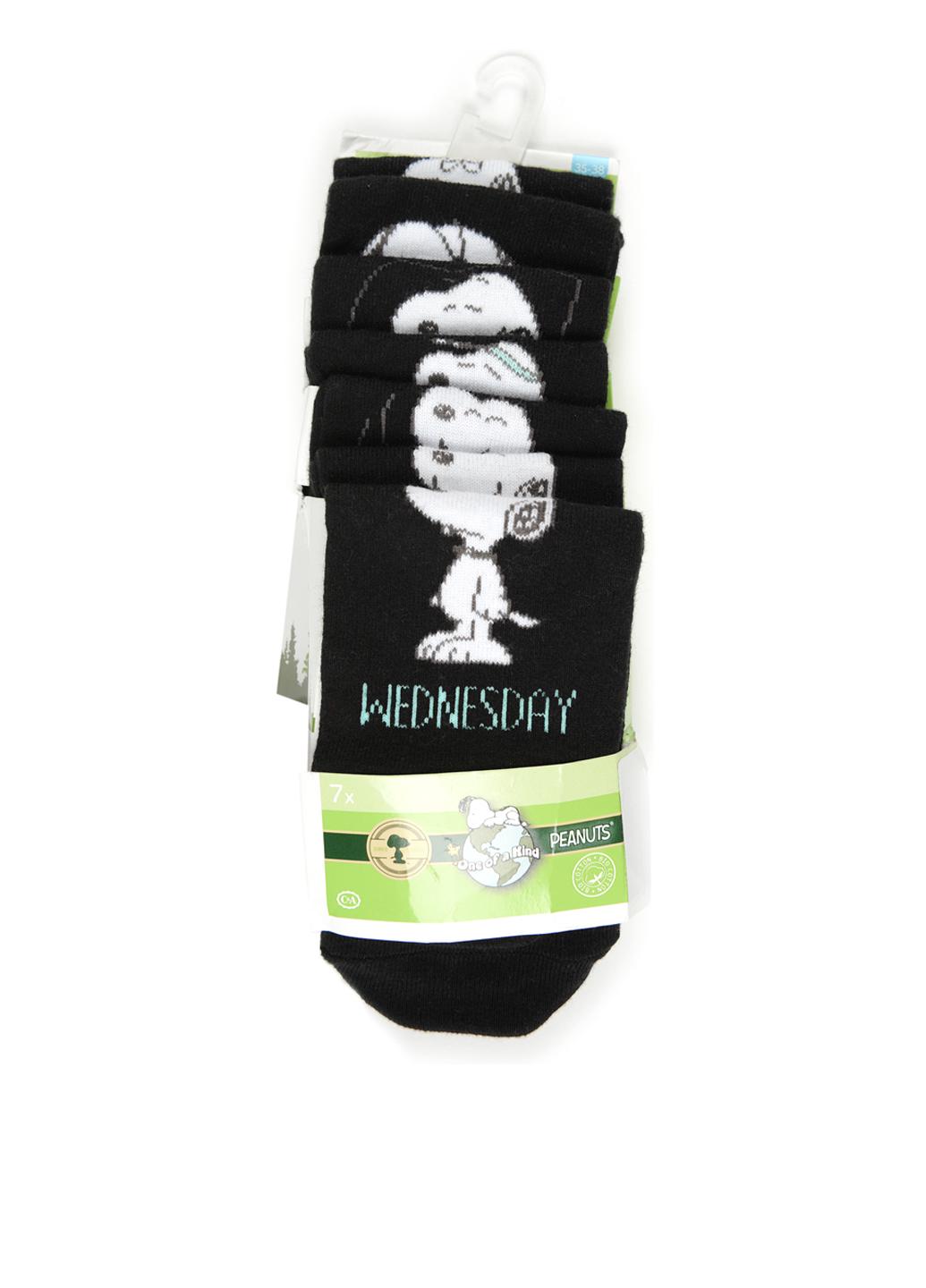 Шкарпетки C&A 7 пар р. 35-38 Чорний (2240679840600)