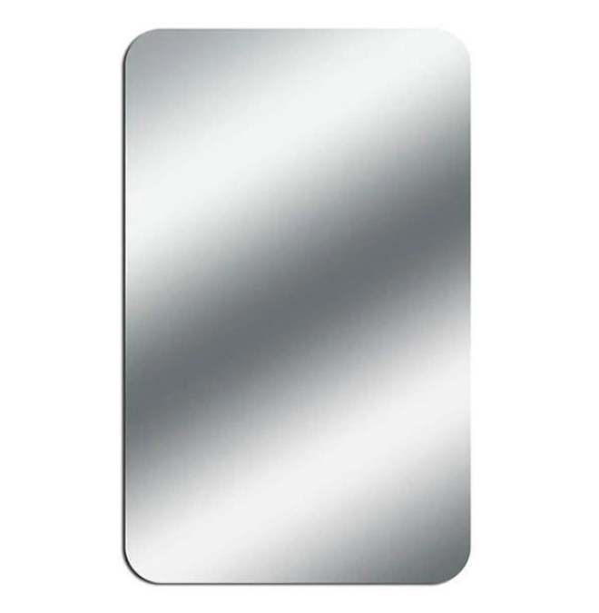 Зеркало акриловое небьющееся на стену прямоугольное 27х42 см Зеркало акриловое небьющееся на стену прямоугольное 27х42 см