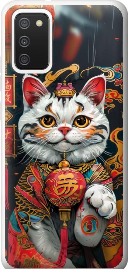 Чехол на Samsung Galaxy A02s A025F China Cat v2 (6135u-2203-42517) Чехол на Samsung Galaxy A02s A025F China Cat v2 (6135u-2203-42517)