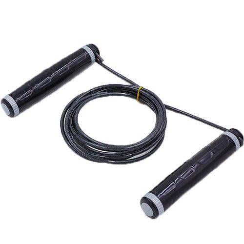Скакалка со стальным тросом FI-4030-C Черный (56429159)