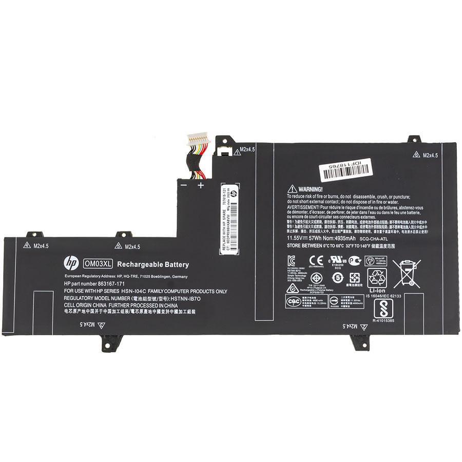 Аккумулятор для ноутбука HP EliteBook X360 1030 G2 series 4950 mAh 11,55V (119404)