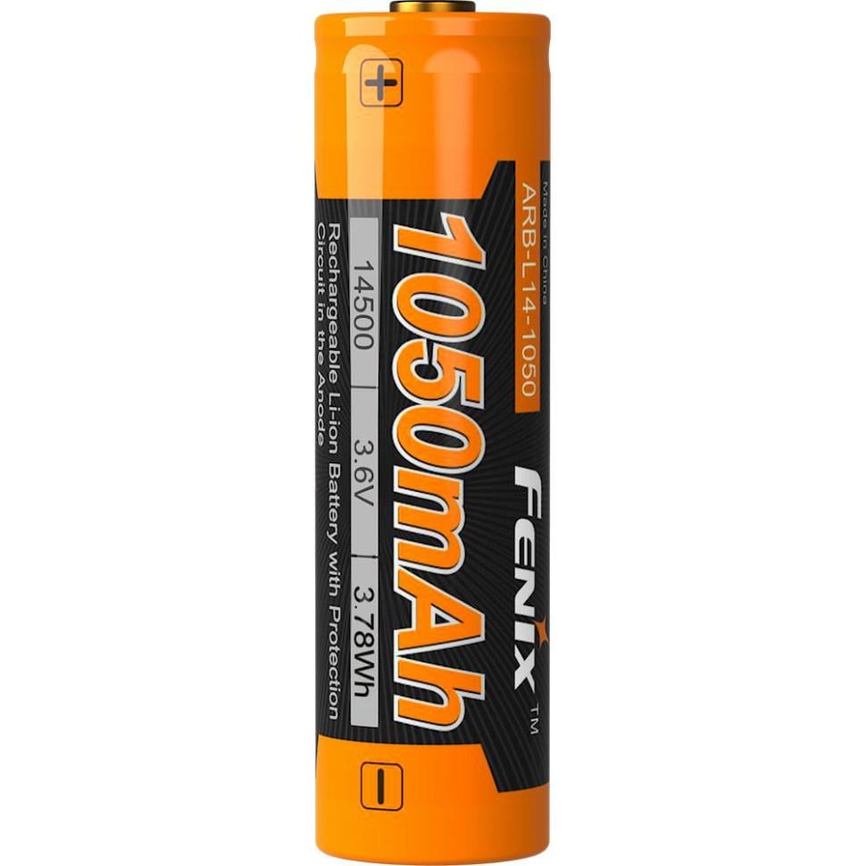 Аккумулятор Fenix Li-Ion 14500 1050 mAh 3,6 V Orange (ARB-L14-1050) Аккумулятор Fenix Li-Ion 14500 1050 mAh 3,6 V Orange (ARB-L14-1050)