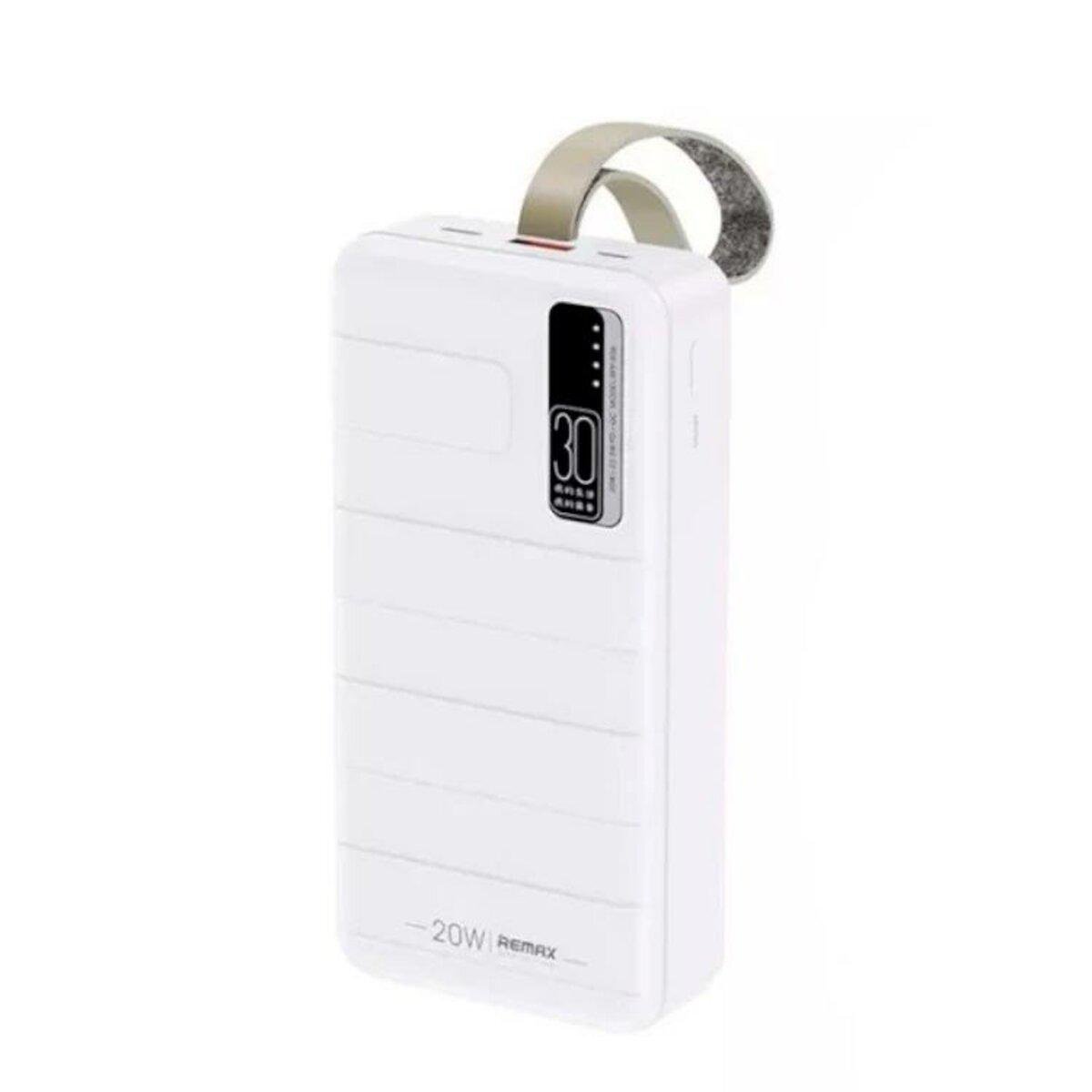 Акумулятор зовнішній Remax Noah Series PD/QC Fast Charging RPP-506 20 W/22,5 W 30000 mAh White