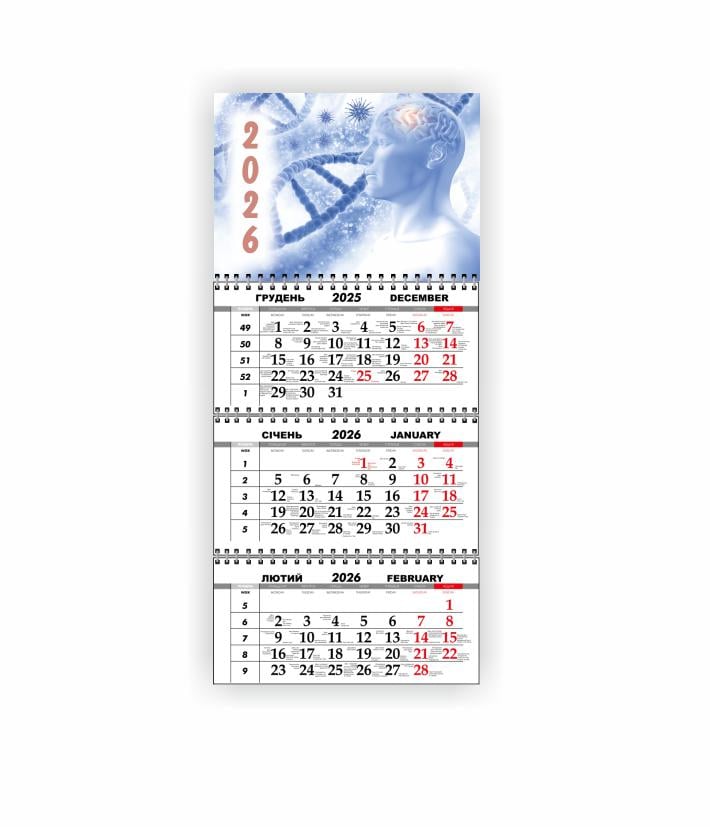 Календарь настенный квартальный Vivay Медицинский на 2026 год (31064191)