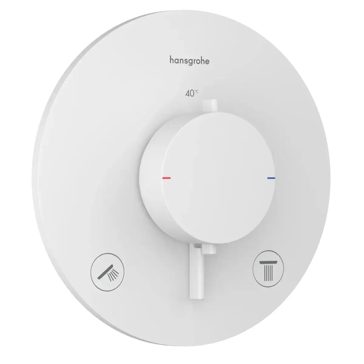 Смеситель для душа Hansgrohe Ecostat Comfort S термостатический Белый матовый (33715700)