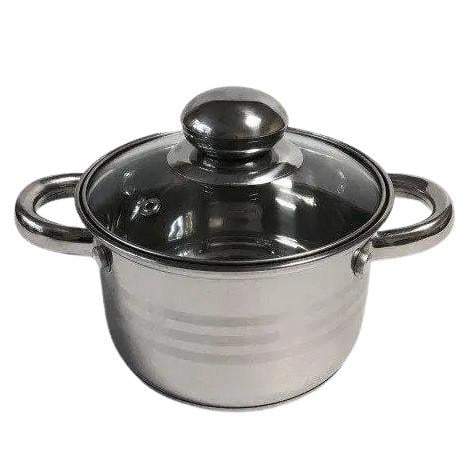 Кастрюля из нержавеющей стали A-Plus WK-2167 с крышкой с многослойным дном 3,9 л (1794869016) - фото 3 Кастрюля из нержавеющей стали A-Plus WK-2167 с крышкой с многослойным дном 3,9 л (1794869016) - фото 3