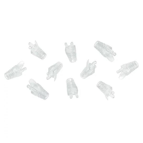 Колпачок изолирующий Merlion для RJ-45 Cat,5/Cat,6 ПВХ 100 шт. Прозрачный (YUT_V15)