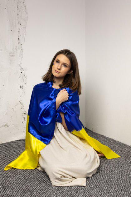 Флаг Украины VOG АТ1000 140х90 см Желто-синий (28615) - фото 2 Флаг Украины VOG АТ1000 140х90 см Желто-синий (28615) - фото 2