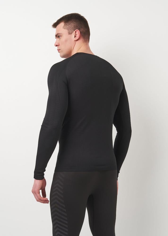 Футболка Myprotein MPM183x10 длинный рукав мужская М Черный - фото 2