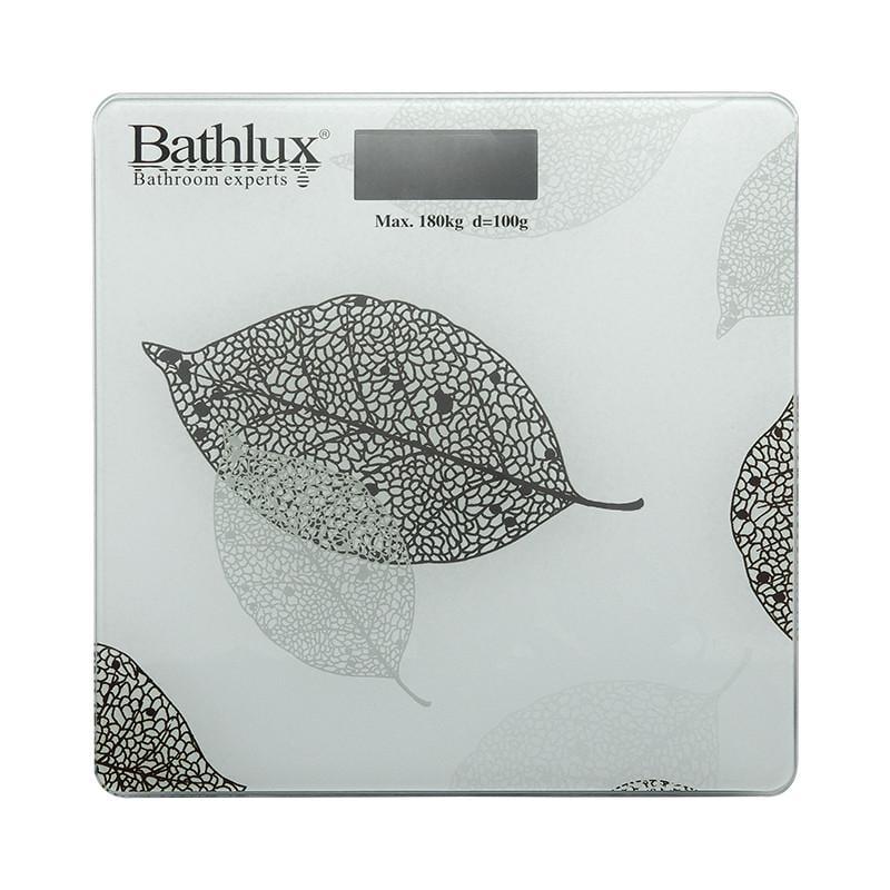 Напольные весы Bathlux супероточные до 160 кг дизайн Leaves
