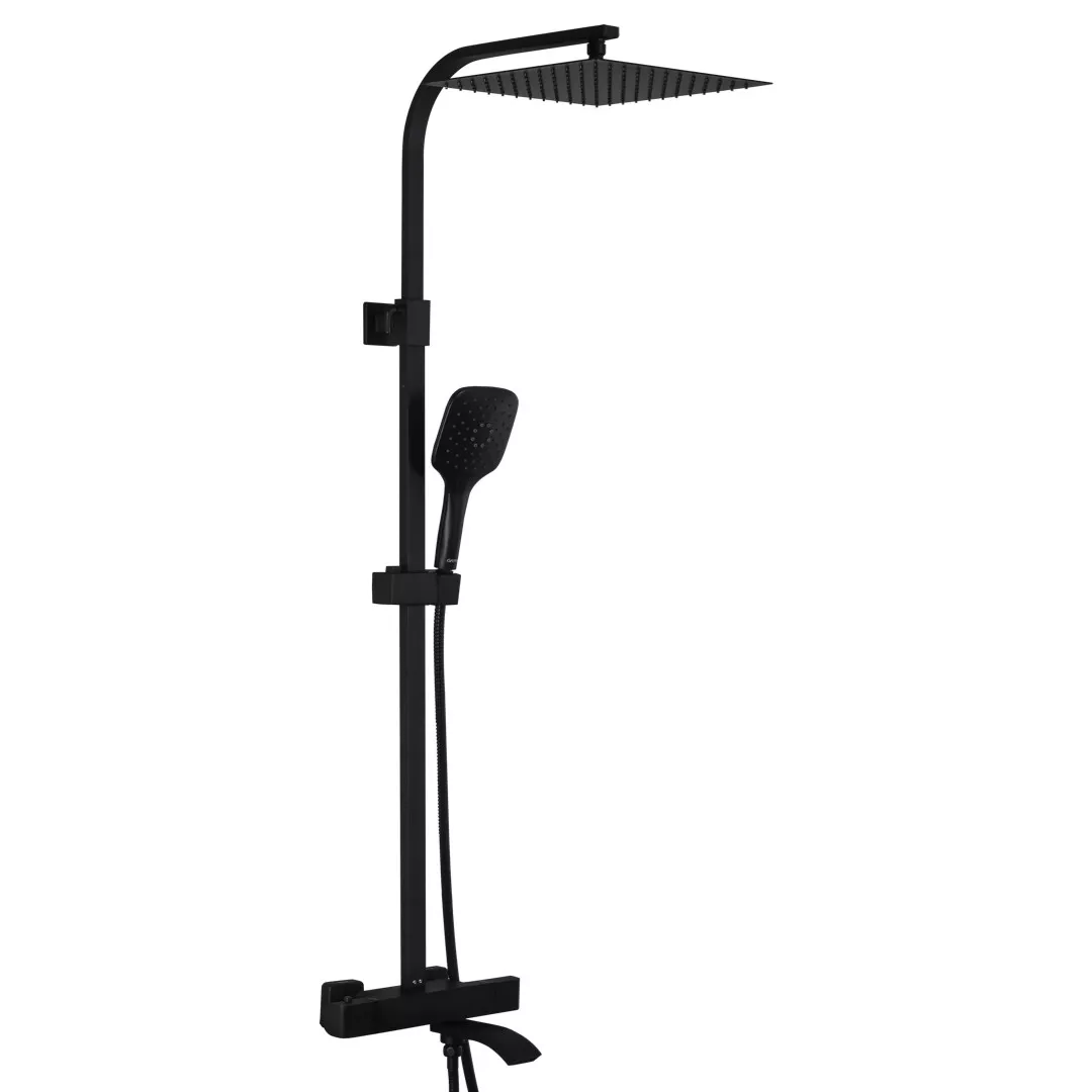 Душевая система с термостатом Gappo G2407 60 Черный (1044595)