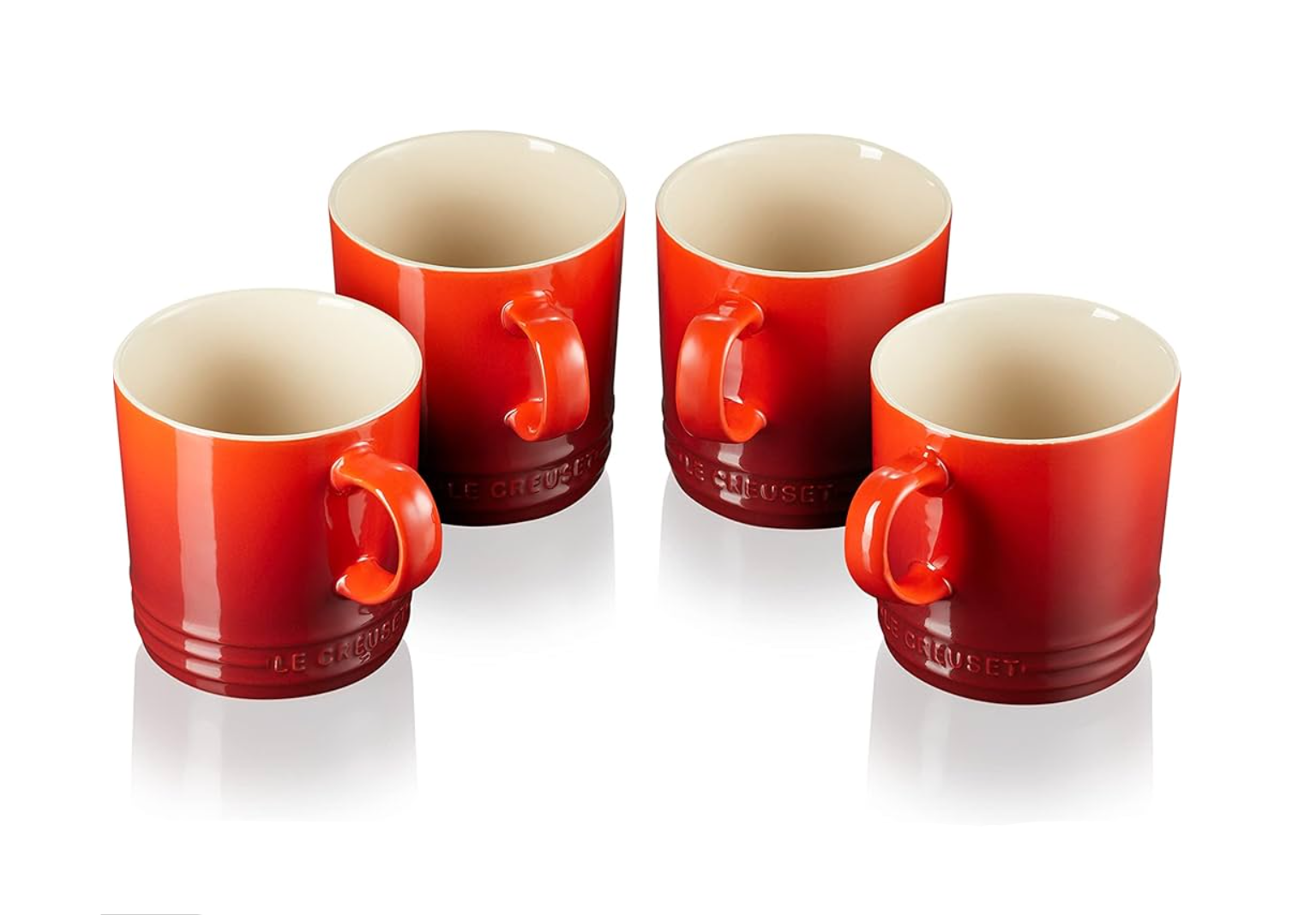 Набор чашек для чая Le Creuset Cerise 4 шт. 350 мл (79113350600000) - фото 6 Набор чашек для чая Le Creuset Cerise 4 шт. 350 мл (79113350600000) - фото 6