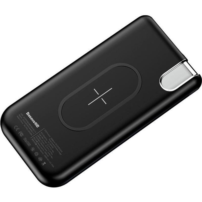 Батарея портативная Baseus Thin Version Wireless Charger PPALL-QY01 10000 mAh Black