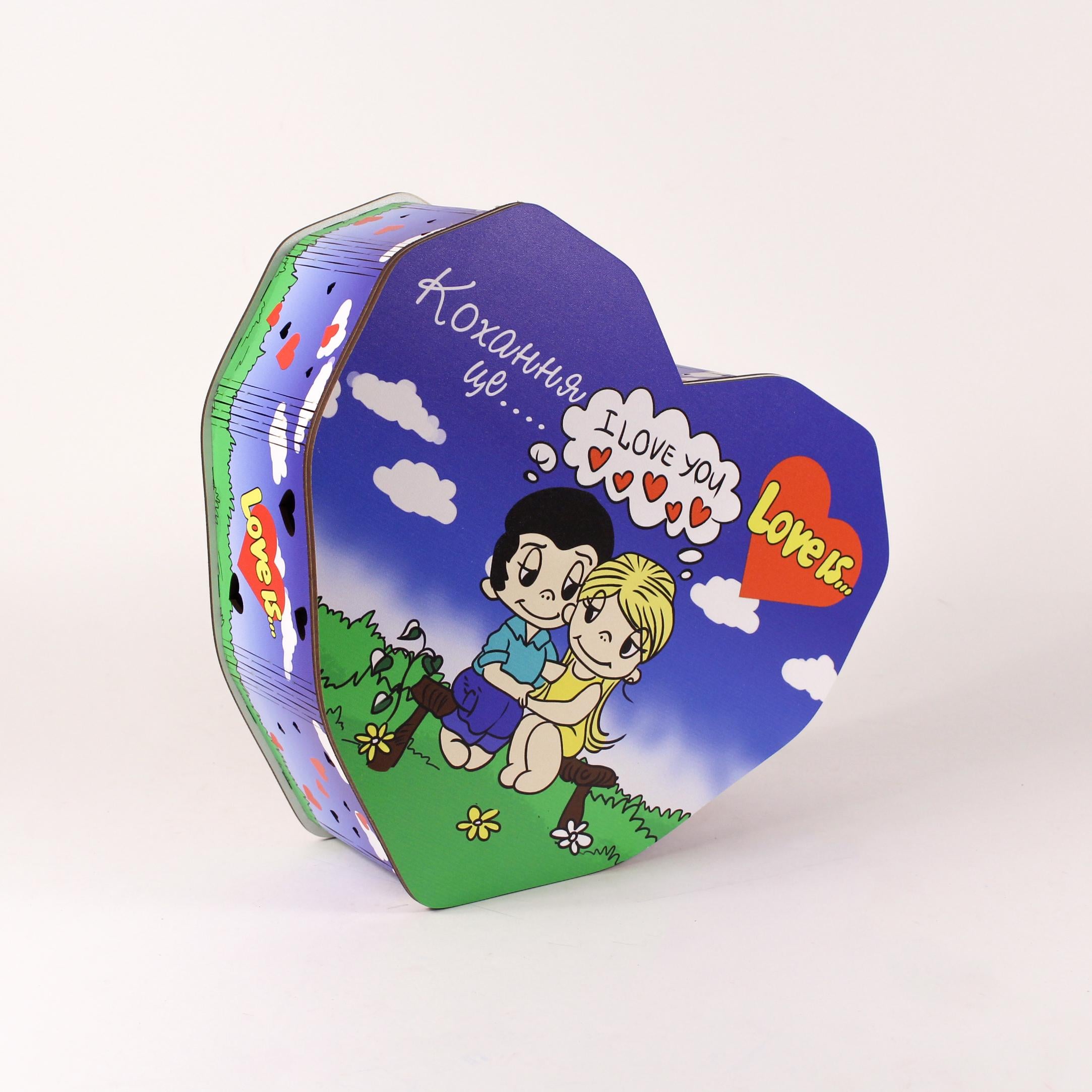 Коробка Серце "Кохання це - I Love you. Love is ..." (4453)