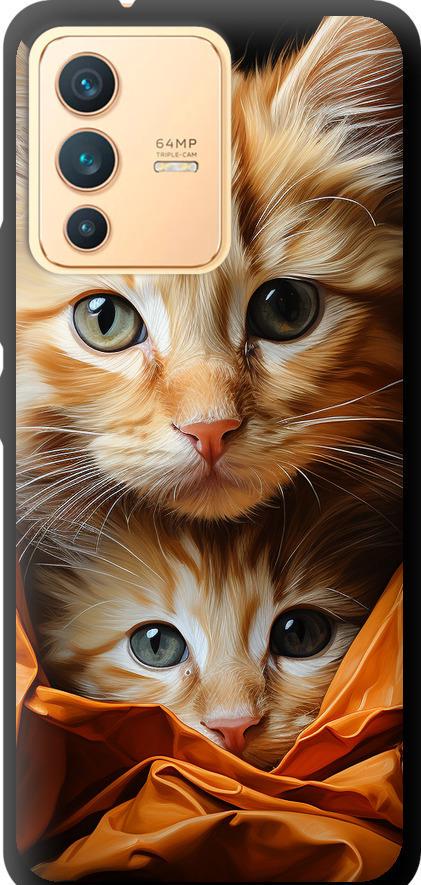 Чехол на Vivo V23 Котики 2 (5664b-2642-42517)