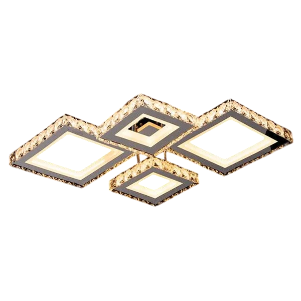 Люстра хрустальная ная Svet SY-201909/2/2 CR с пультом 148W (2579163777)