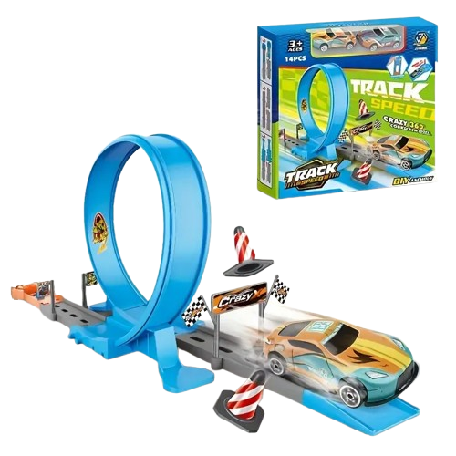 Игровой набор трек с одной петлей 2 машинки (2716829284)