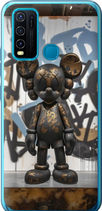 Чехол на Vivo Y30 Bronze kaws v2 (6098t-2154-42517)
