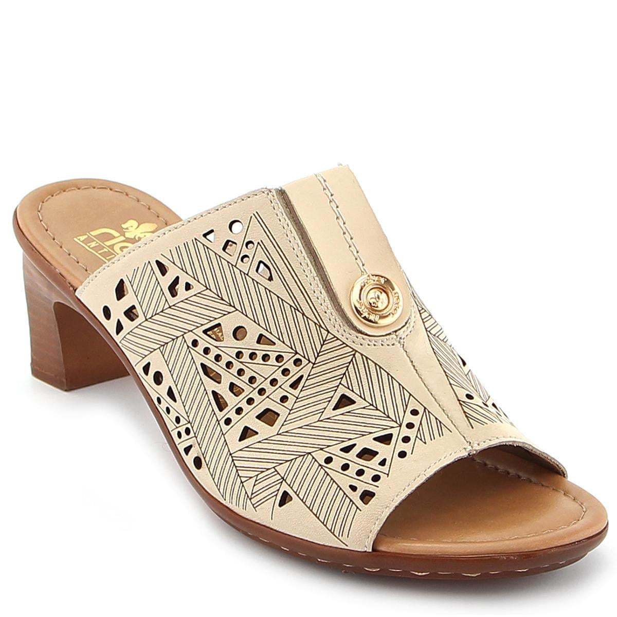 Шлепанцы женские RIEKER р. 38 Бежевый (91585847)
