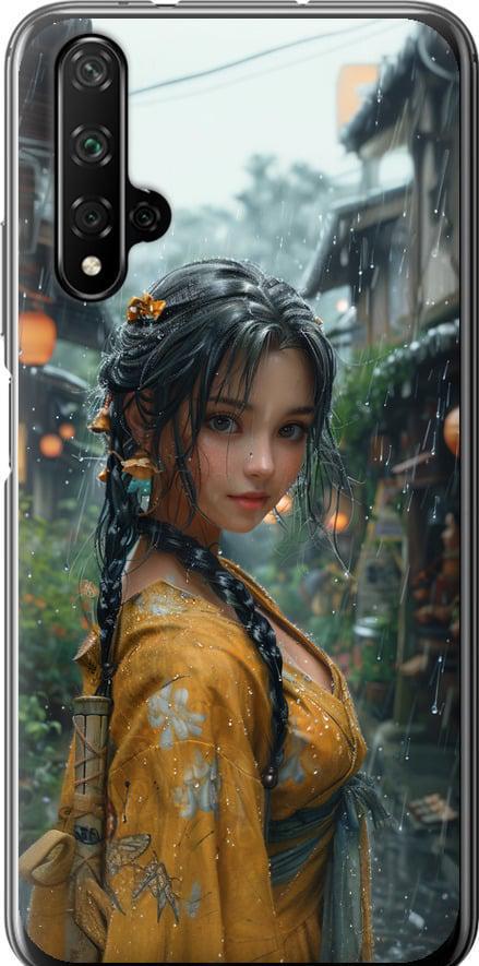 Чехол на Huawei Honor 20 Anime-girl (6133t-1697-42517) Чехол на Huawei Honor 20 Anime-girl (6133t-1697-42517)
