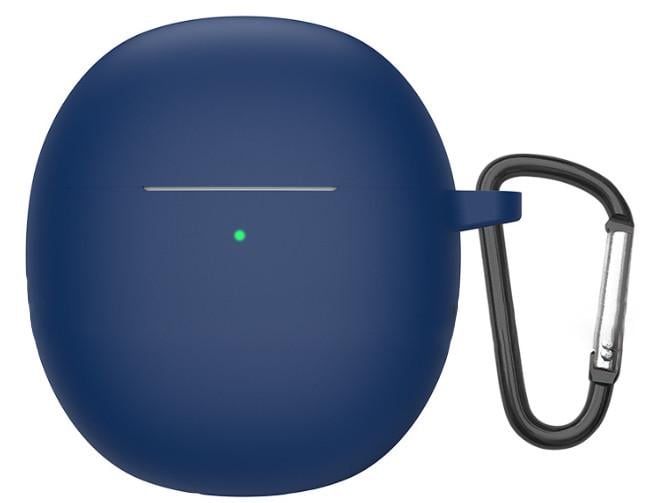 Чехол-накладка DK Silicone Candy Friendly с карабином для Vivo iQOO TWS Air Dark blue