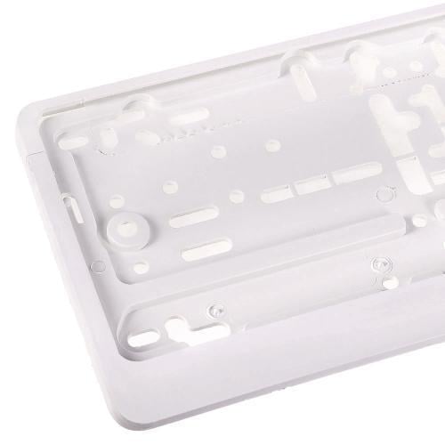 Рамка номера пластик Белый - фото 3