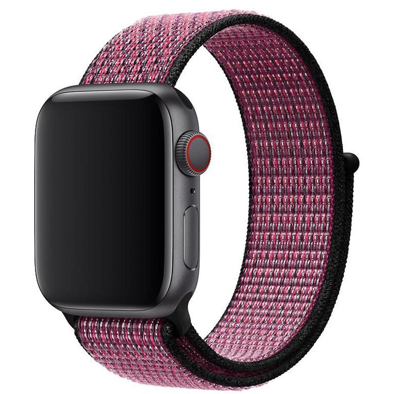 Ремешок для Apple Watch 38-40 mm Sport Loop Nike Rose/Black (29caa1-806)