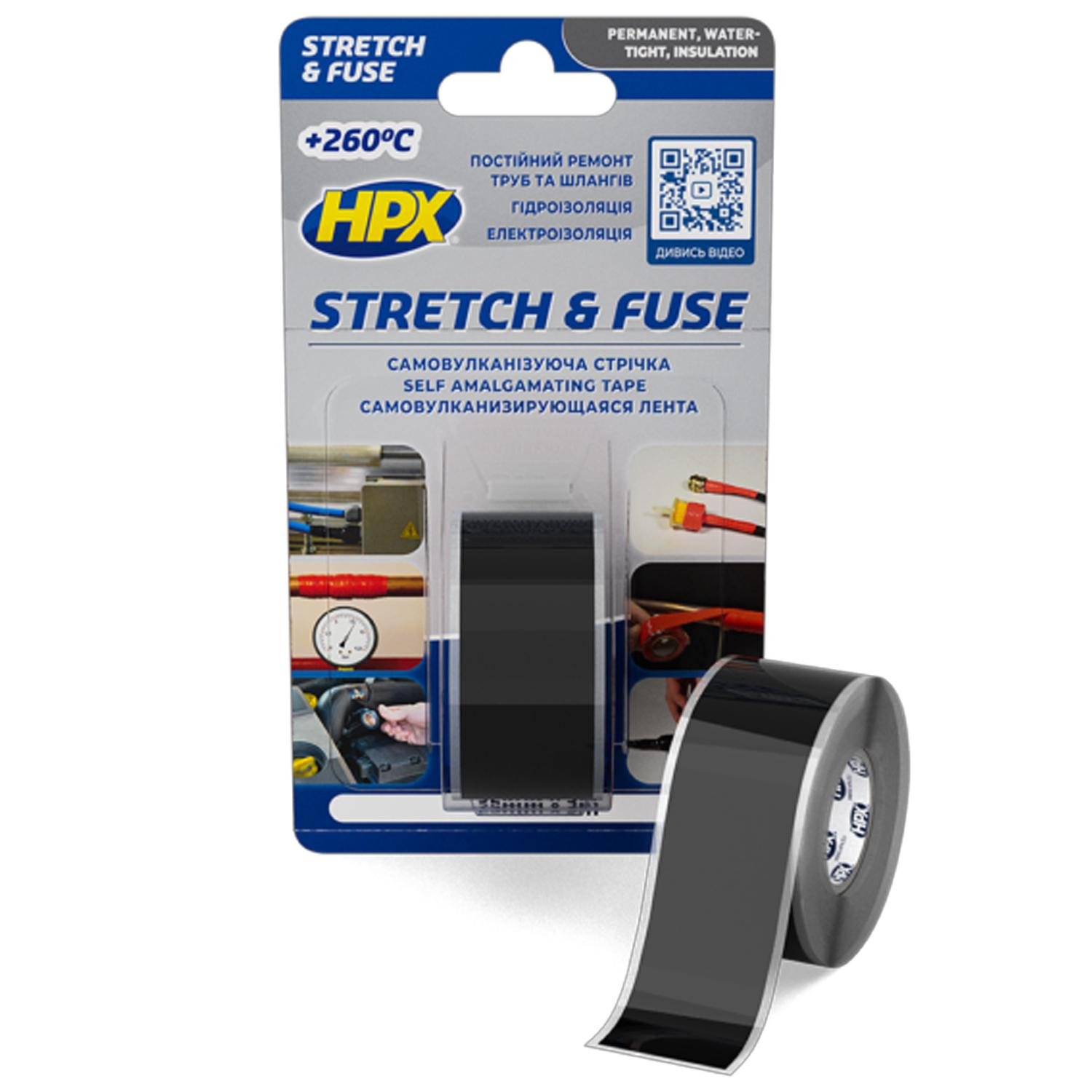 Стрічка ізоляційна HPX SZ2503 25x0,5 мм 3 м вулканізована силіконова Чорний (INRUC0080025003020) - фото 2 Стрічка ізоляційна HPX SZ2503 25x0,5 мм 3 м вулканізована силіконова Чорний (INRUC0080025003020) - фото 2