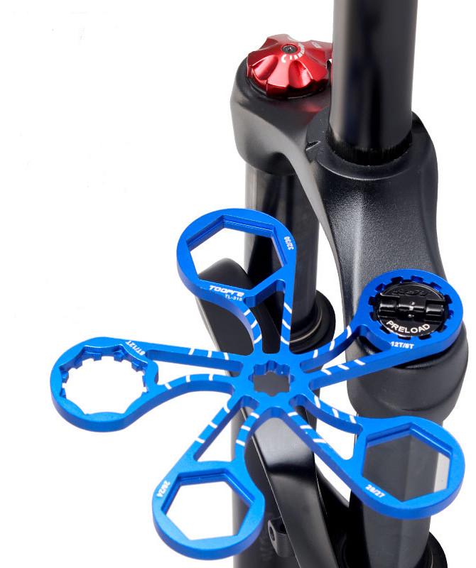 Ключ для вилки велосипеда Toopre 5d1 алюміній - фото 2