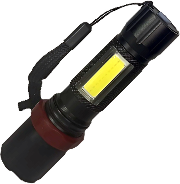 Ручний ліхтар Neomax акумуляторний IP66 600 мАг метал 4 режими з фокусуванням (NXF014)