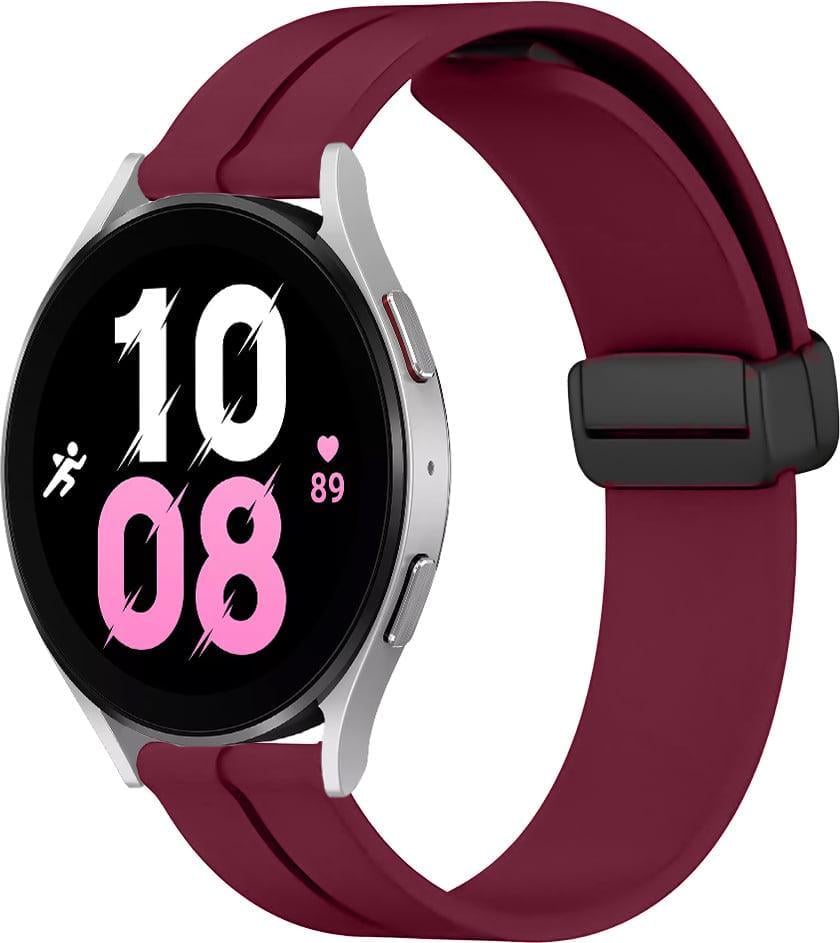Ремінець для смарт-годинників Rysta для Samsung Galaxy Watch5 44 мм Wine (41676-42) Ремінець для смарт-годинників Rysta для Samsung Galaxy Watch5 44 мм Wine (41676-42)