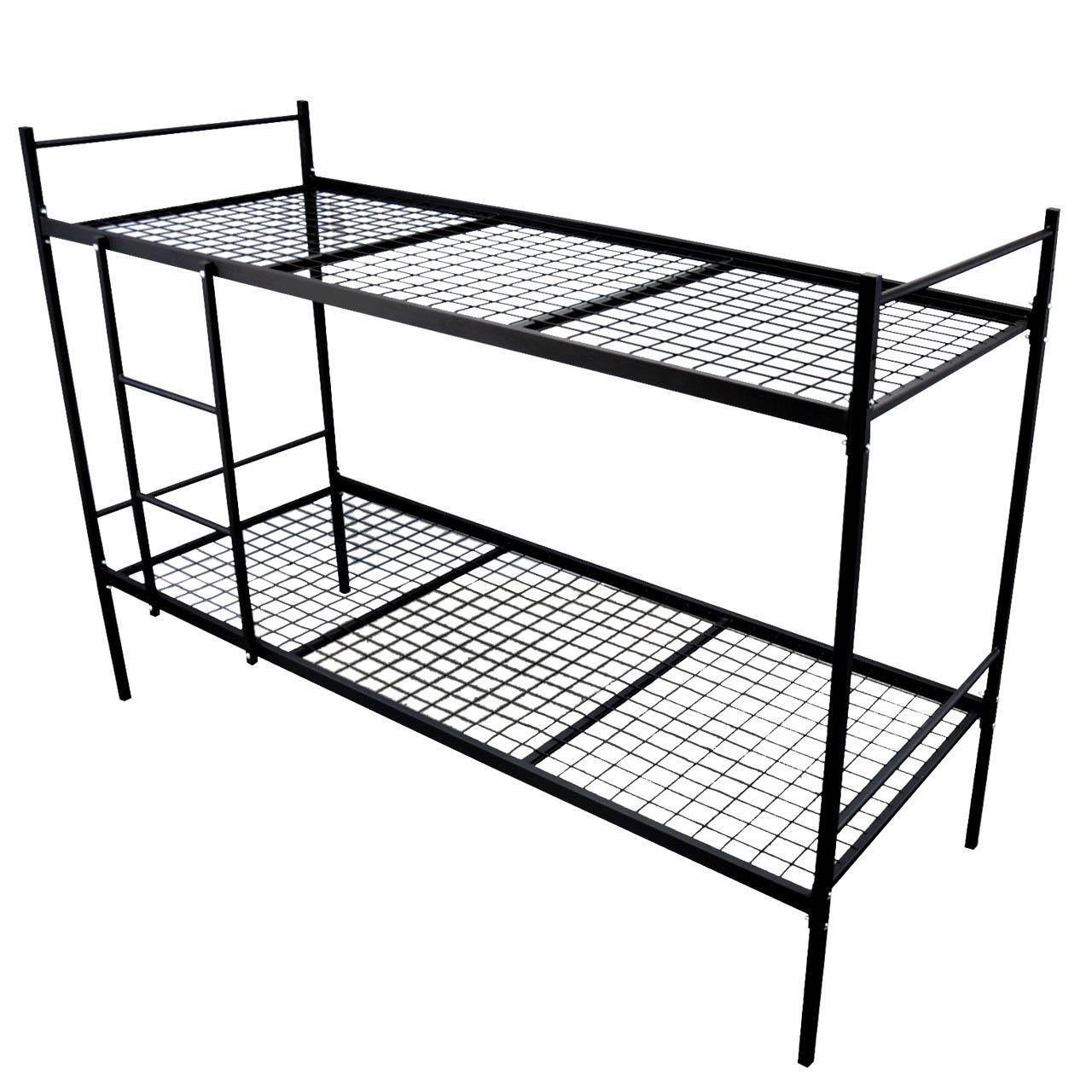 Кровать армейская двухъярусная Kompred OL564/4 Тип А с лестницей Кровать армейская двухъярусная Kompred OL564/4 Тип А с лестницей