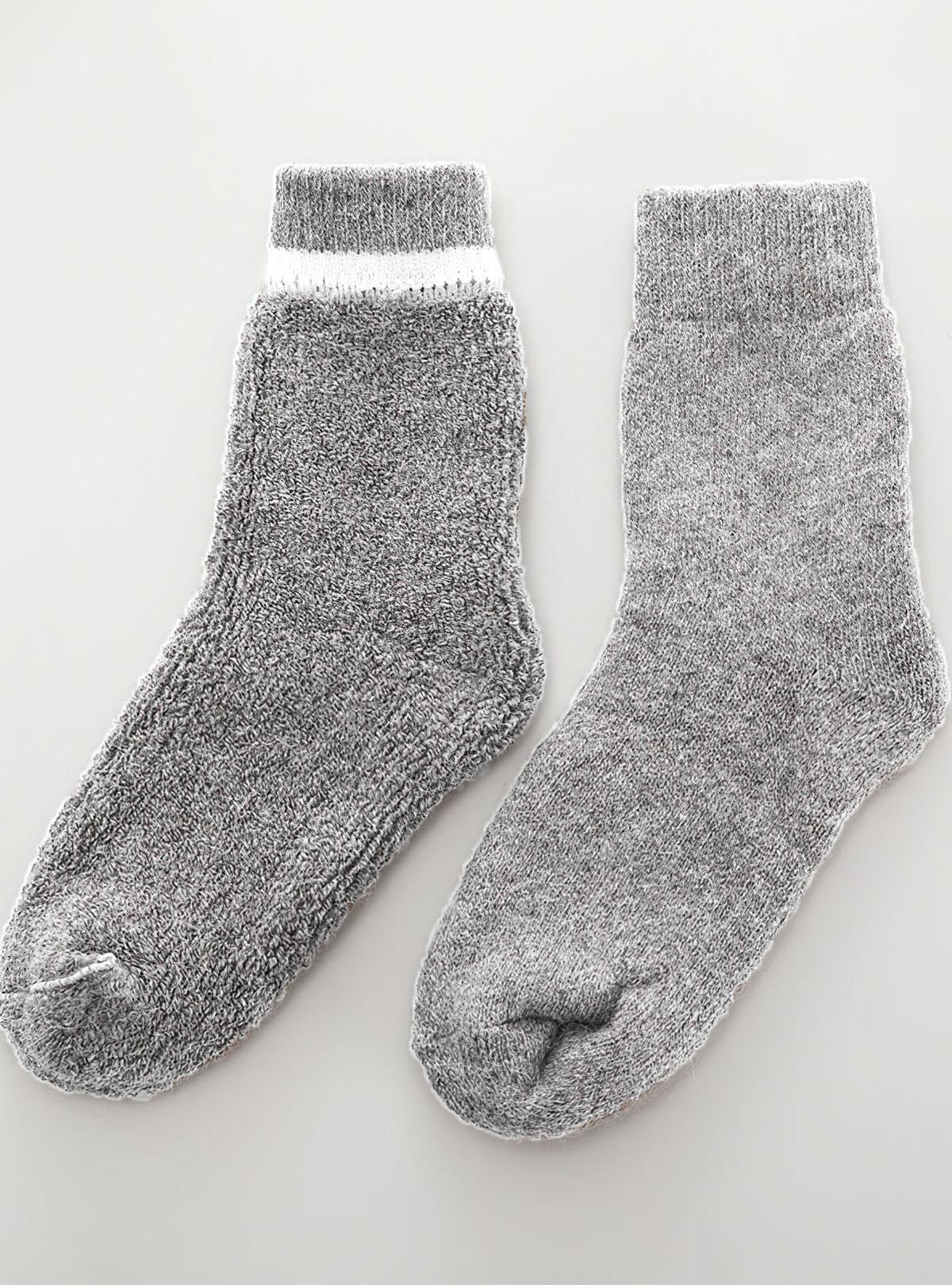 Термоноски мужские из шерсти OnePro Мериноса 8441 р. 38-44 Серый (61622) - фото 7