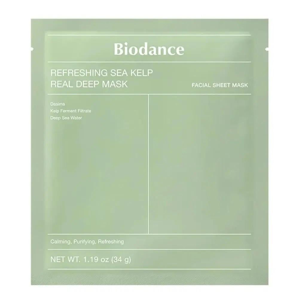 Маска успокаивающая с водорослями Biodance Refreshing Sea Kelp Real Deep Mask 34 г (2830645679)
