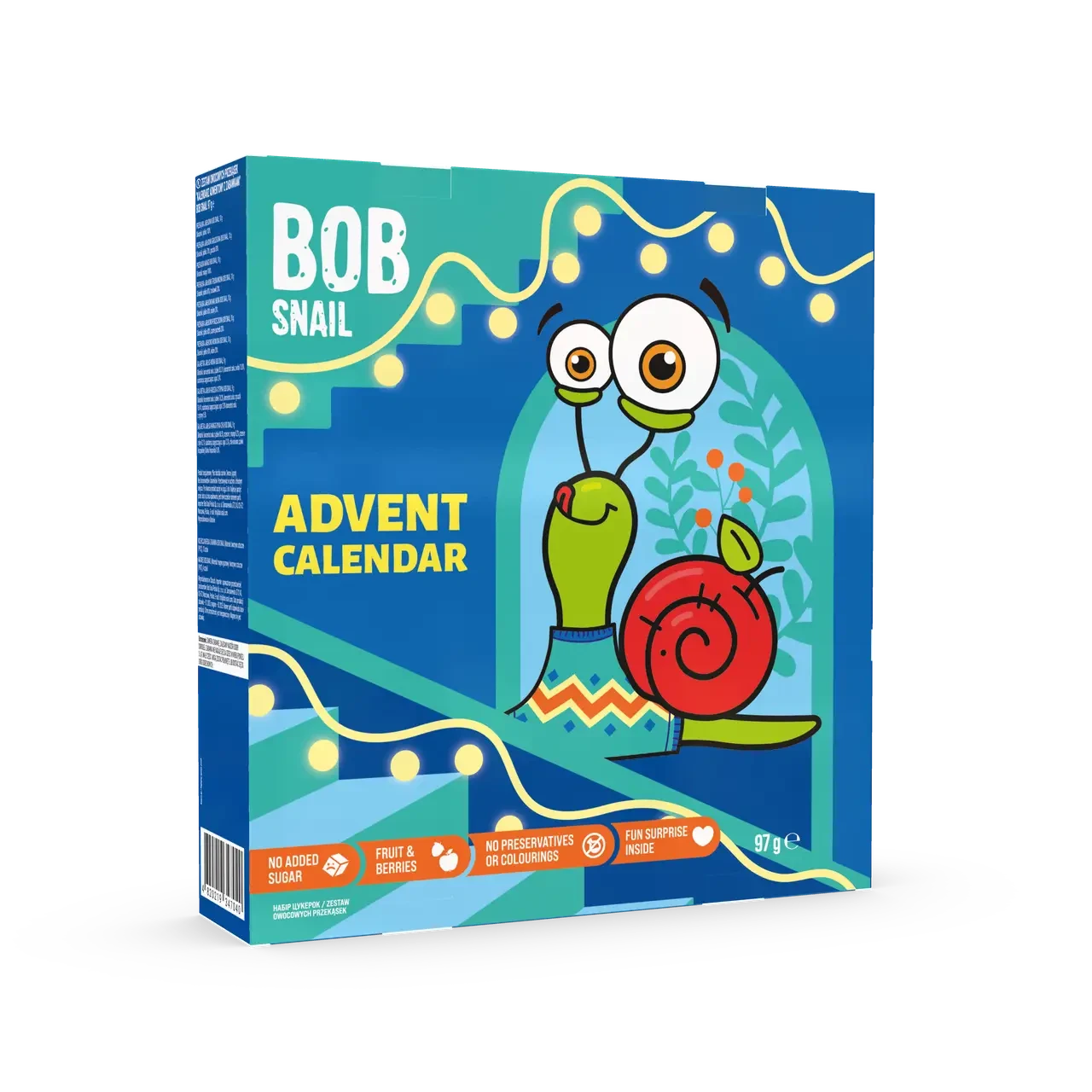 Адвент календарь Bob Snail Advent Calendar с игрушками и наклейками 97 г (2818243052)