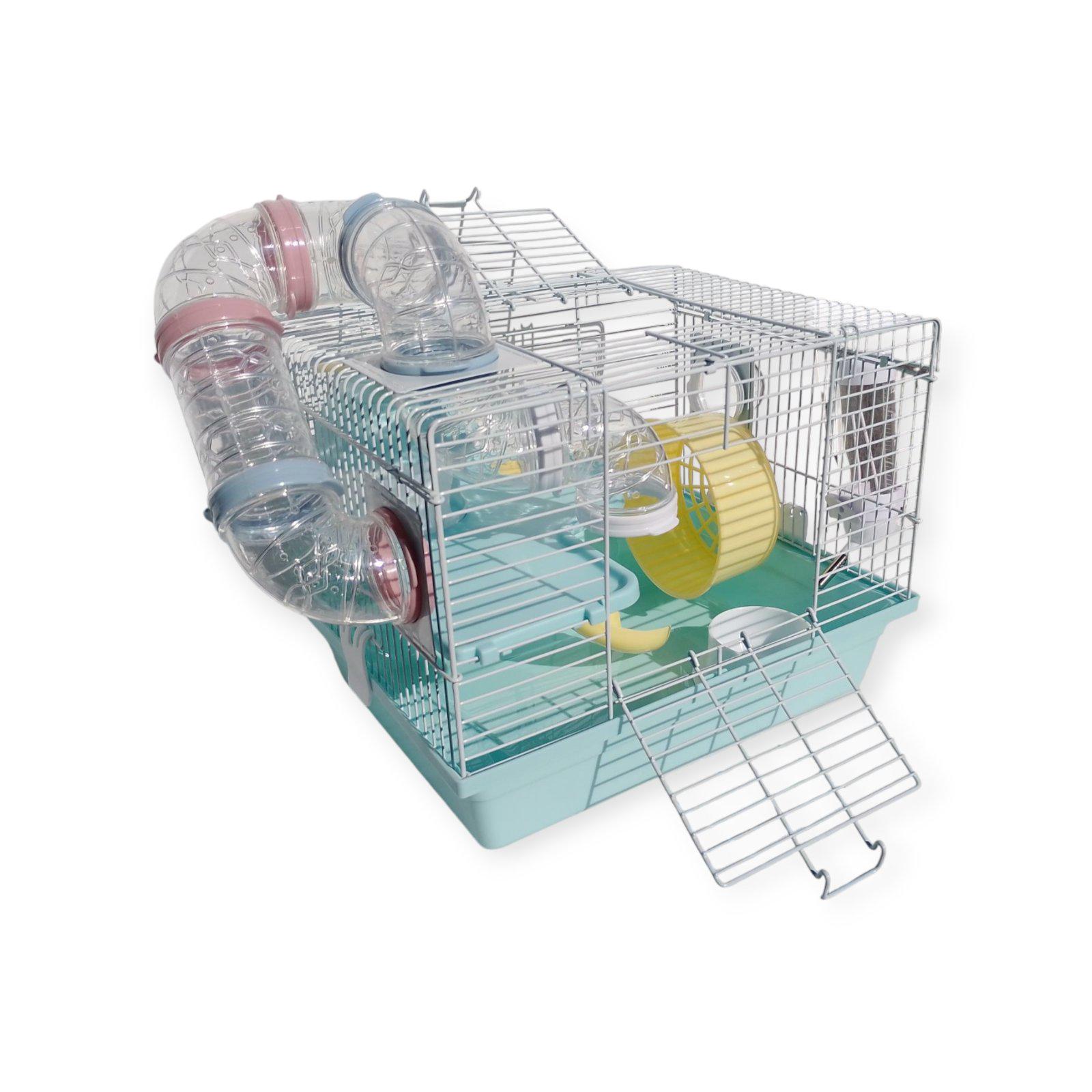 Клетка для грызунов с лабиринтом 3501 Голубой (30060081) - фото 2 Клетка для грызунов с лабиринтом 3501 Голубой (30060081) - фото 2