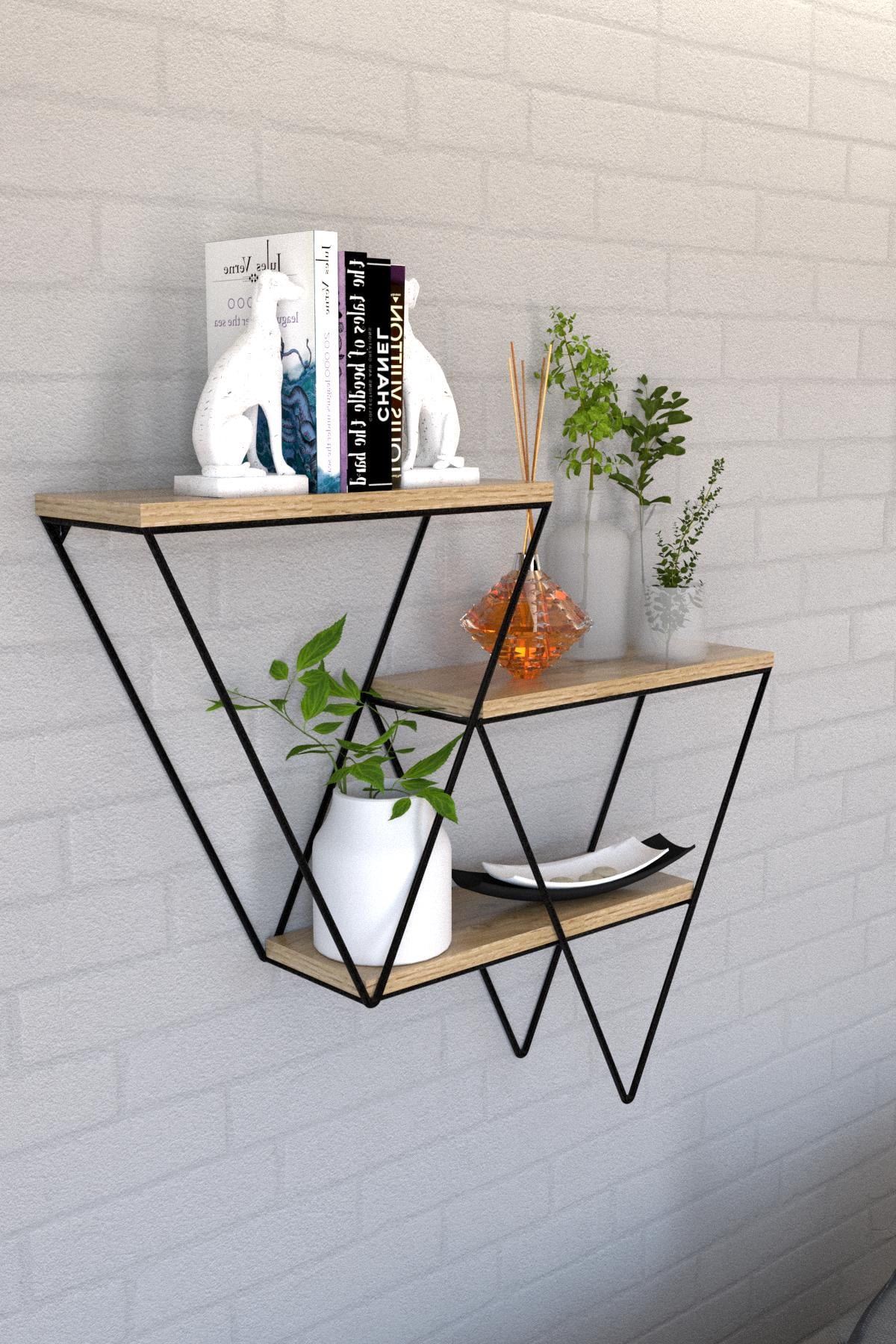 Полка настенная EcoLoft Вектория DSP-1295-1 в стиле лофт Дуб Аппалачи (30776751) Полка настенная EcoLoft Вектория DSP-1295-1 в стиле лофт Дуб Аппалачи (30776751)