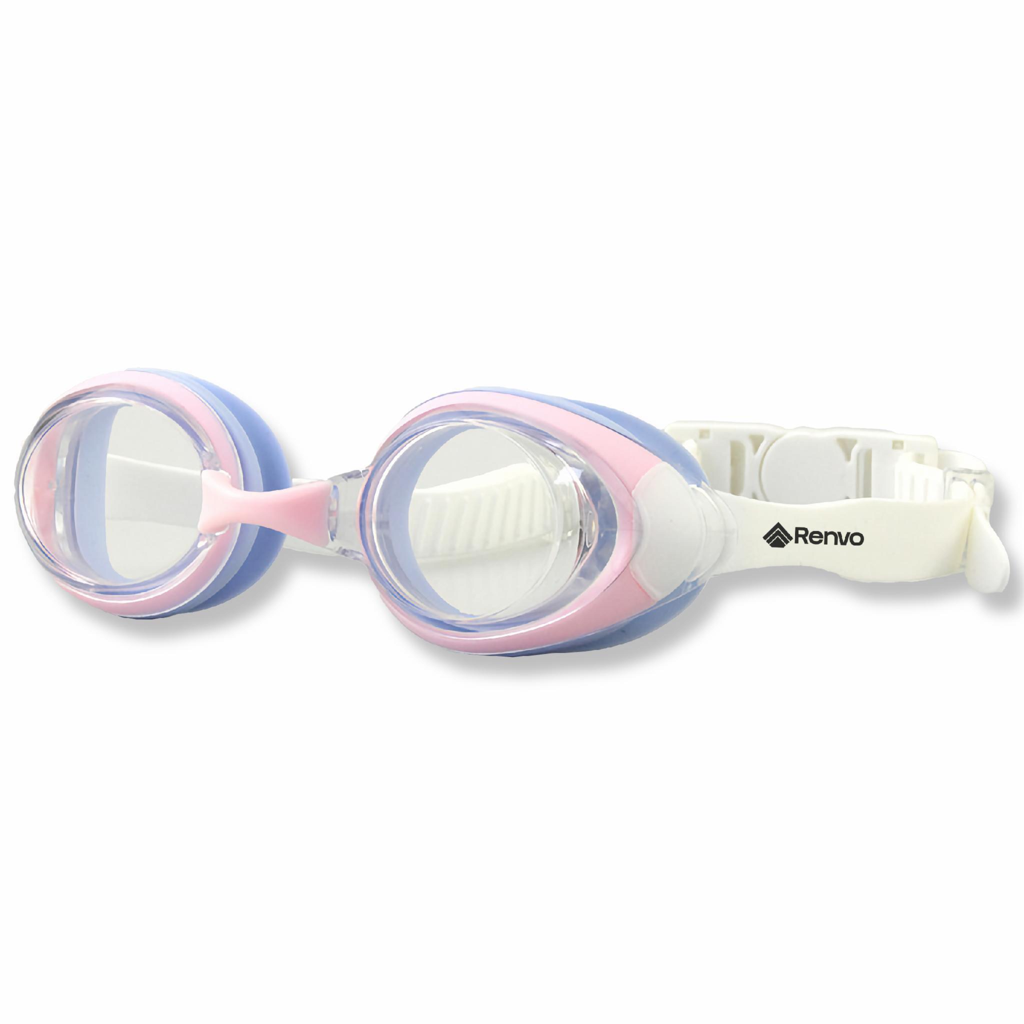 Очки для плавания Renvo Maros JR Anti-fog OSFM Розовый/Белый (2SG220-0312)