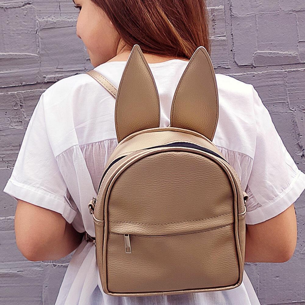 Рюкзак-сумка Presentville с ушками зайца Золотой (RKU_006_ZZZ) - фото 3