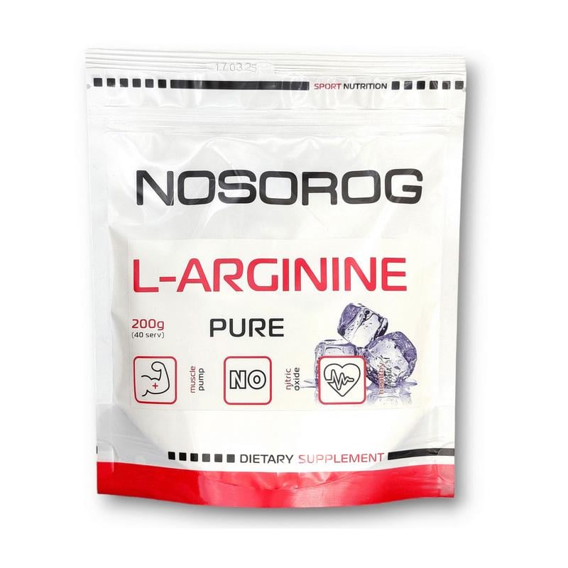 L-аргинин Nosorog L-Arginine 200 г Без вкуса
