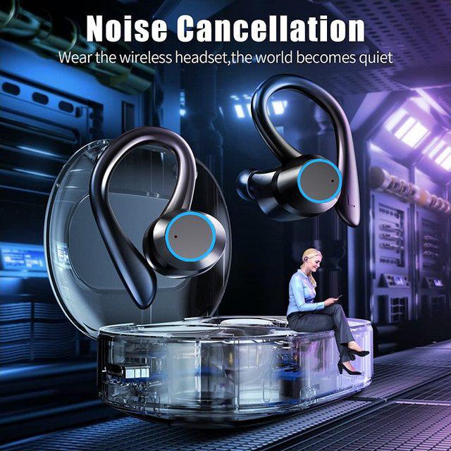 Навушники бездротові TWS Q23 з індикатором заряду Чорний - фото 11 Навушники бездротові TWS Q23 з індикатором заряду Чорний - фото 11