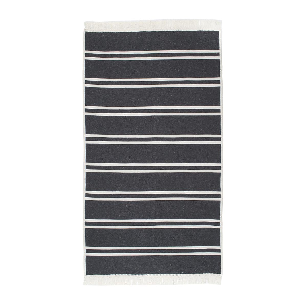 Ковер Lotus Home Infinity Stripe двухсторонний 80x150 см Антрацит (svt-2000022352123)