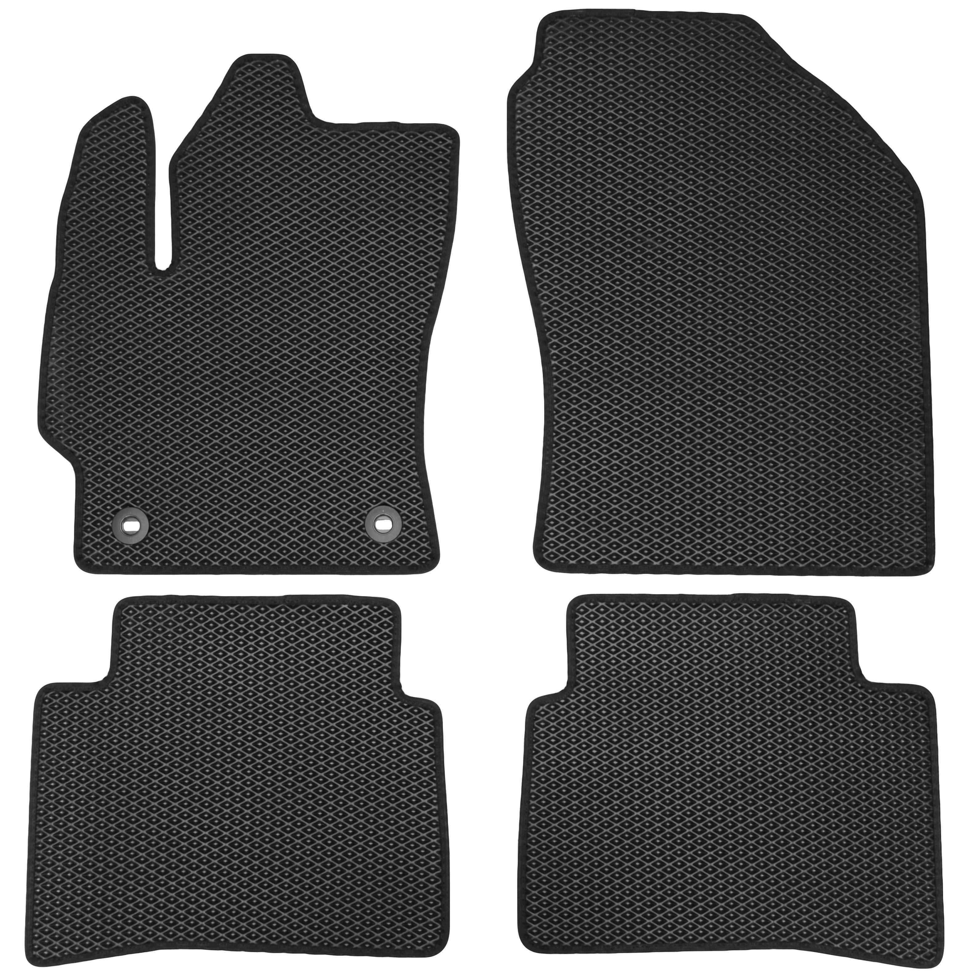 Коврики в салон для Toyota Corolla '19- EVA-полимерные Черный (167232)