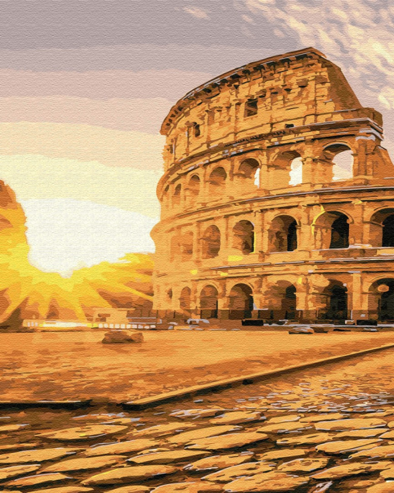 Картина по номерам Brushme Колизей на восходе (GX34189)