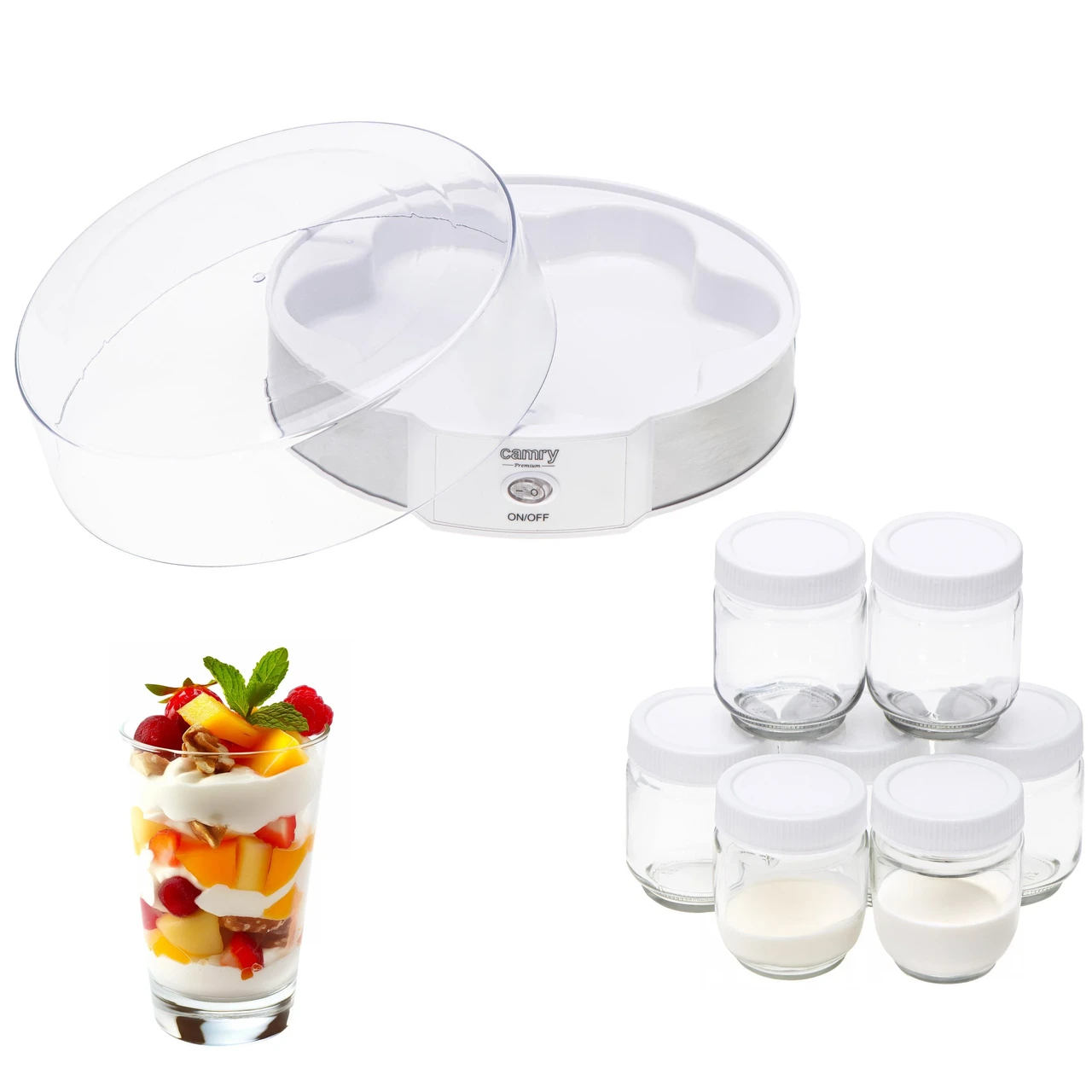 Йогуртница Camry CR 4519 - фото 5 Йогуртница Camry CR 4519 - фото 5